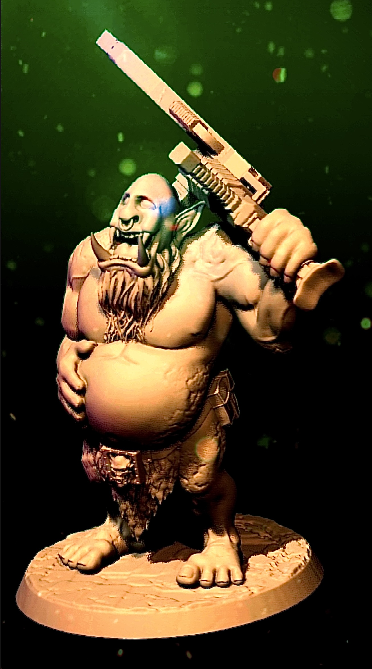 Free Orc - Laughing Orc - Free miniature