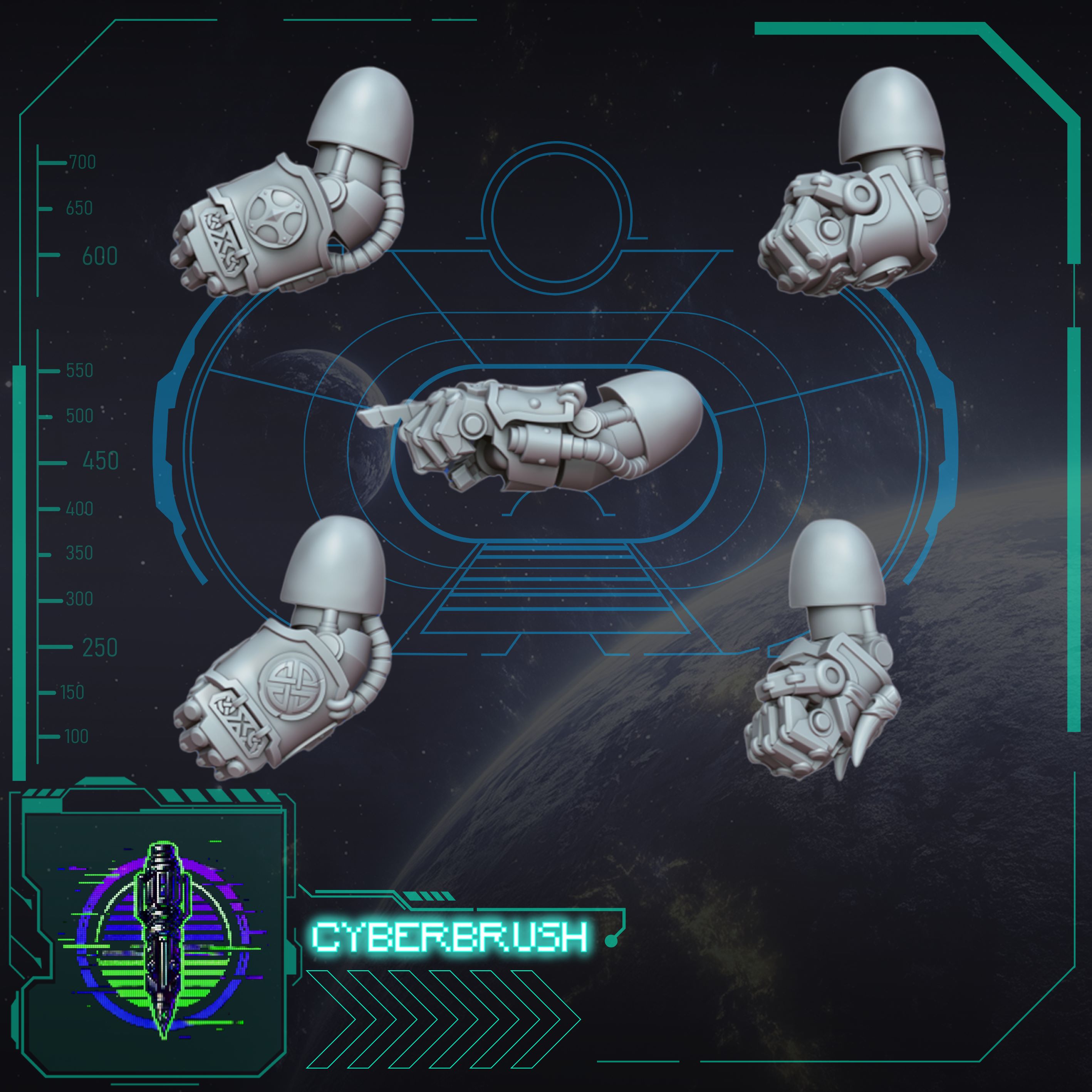 Exterminator powerfist set 7