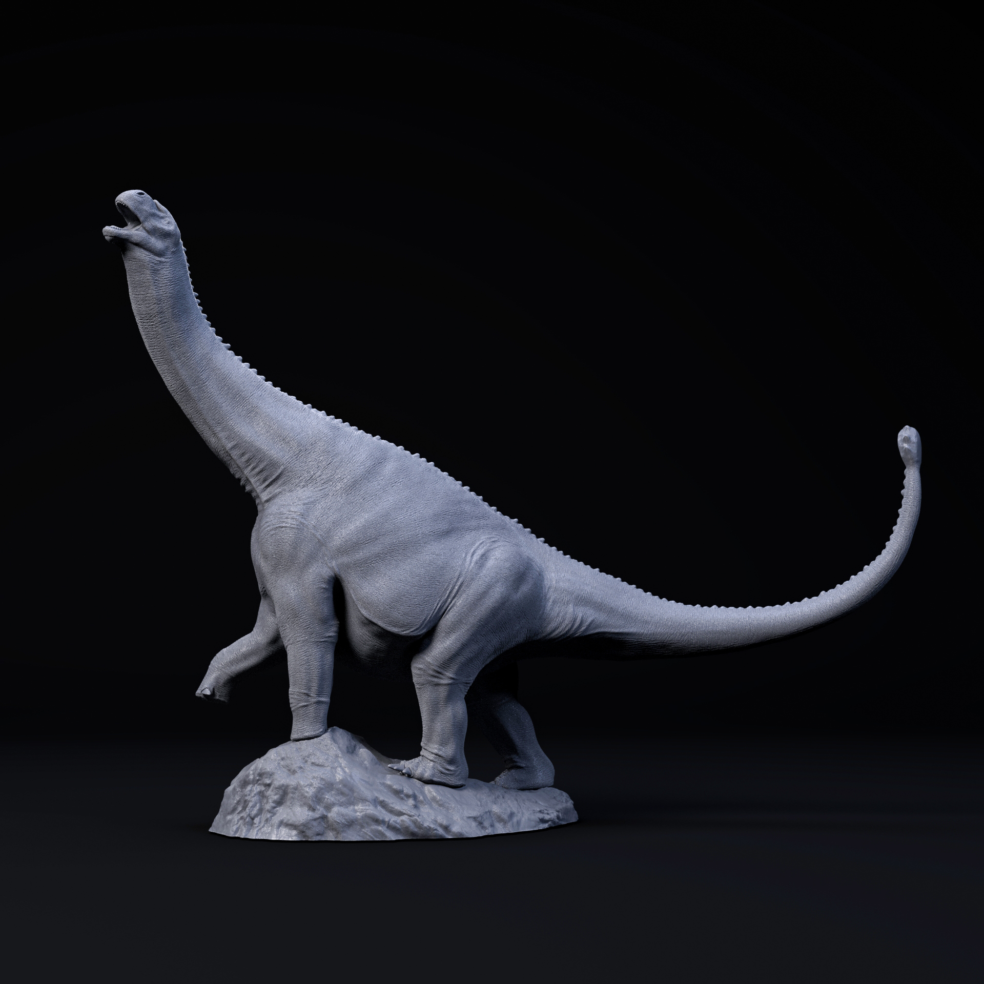 Shunosaurus calling 1-35 scale pre-supported sauropod dinosaur