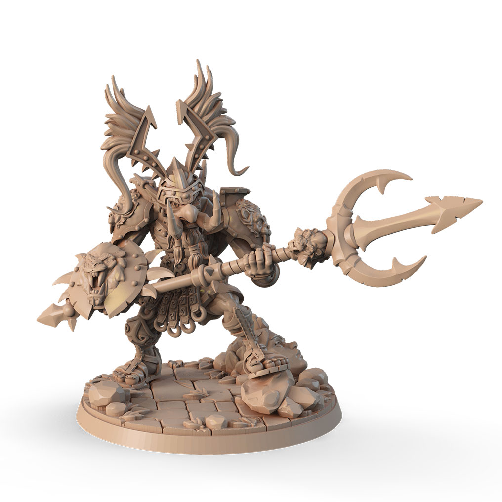 Troll Gladiator with Trident