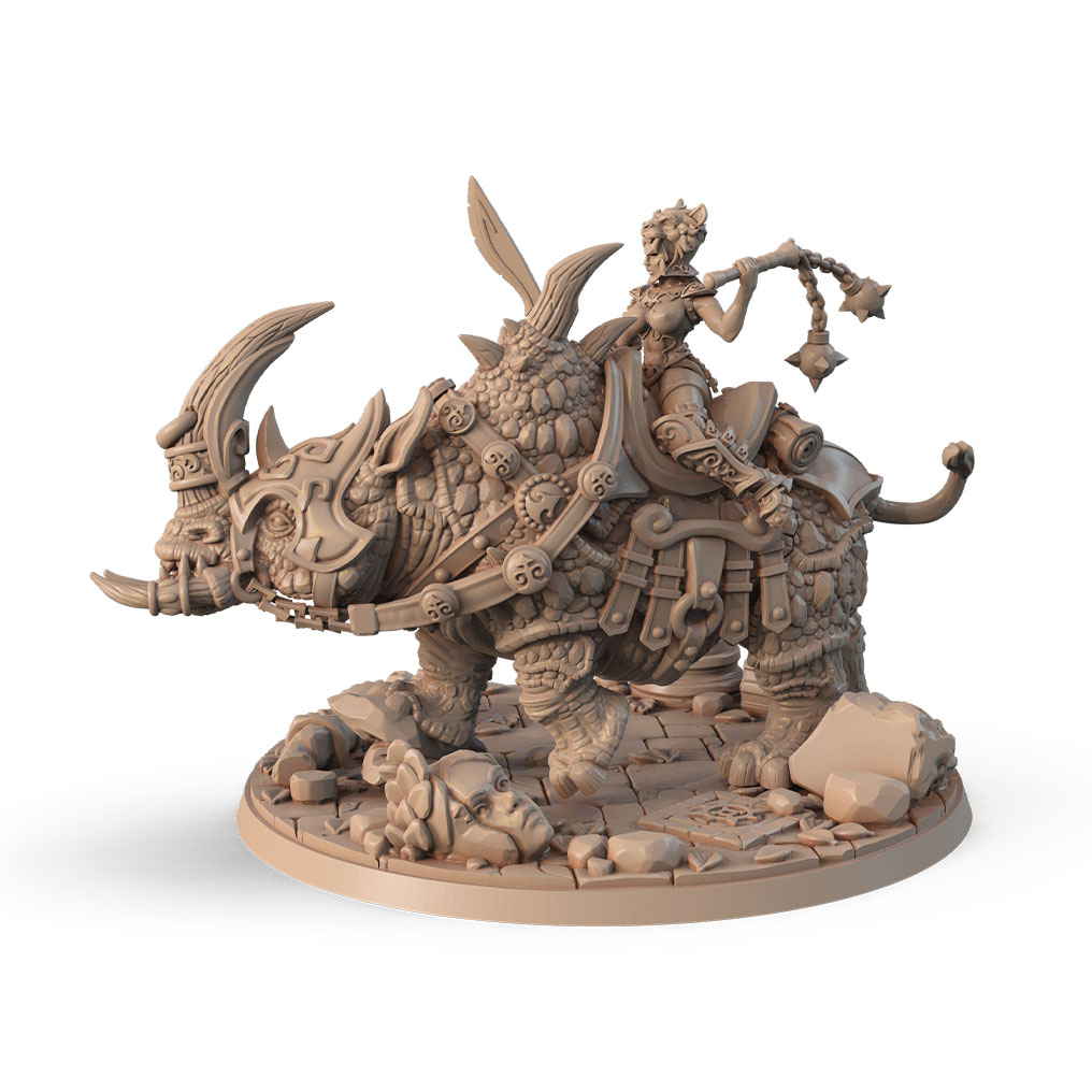 Heleia Gladiatrix on Rhinoceros