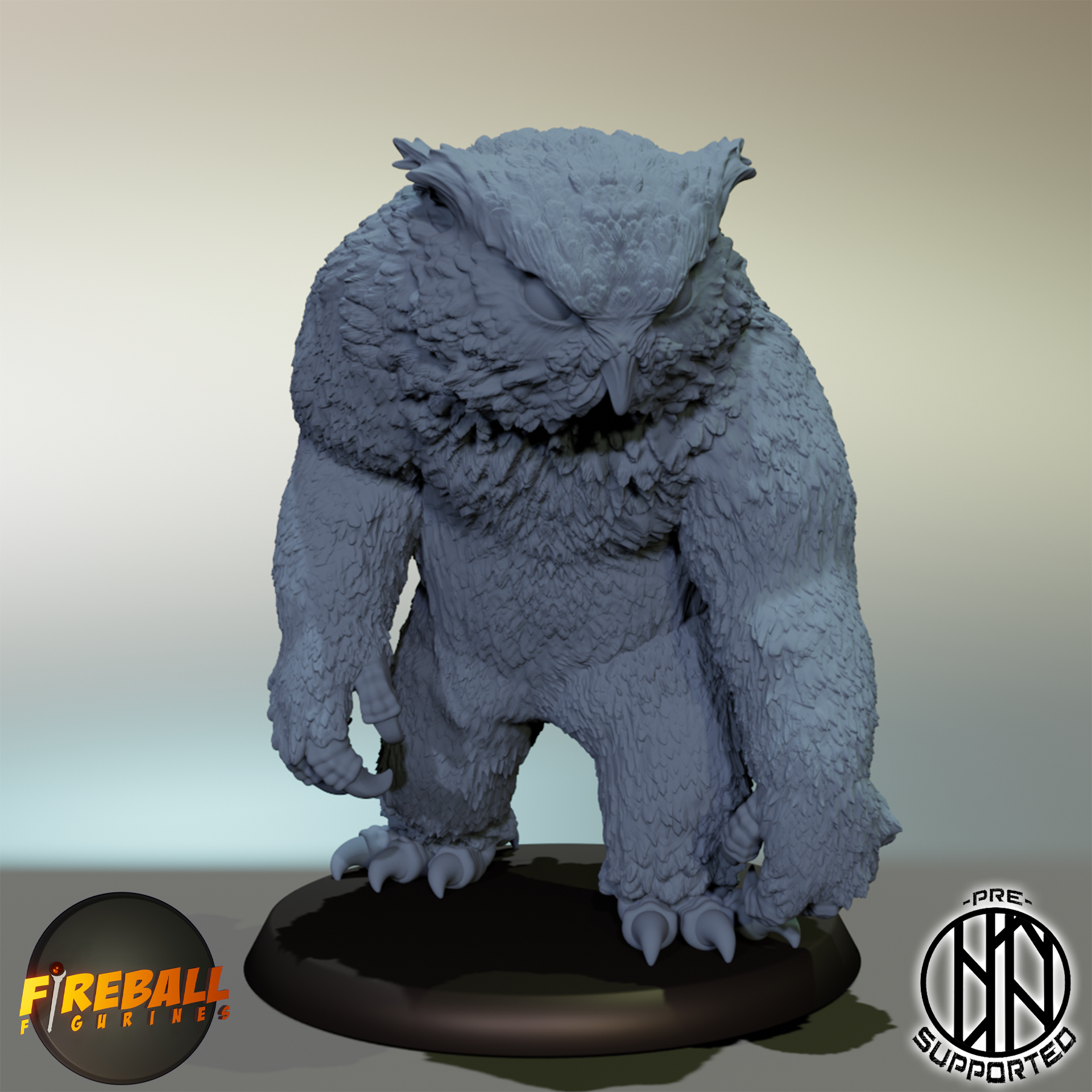 Featherclaw, the Owlbear