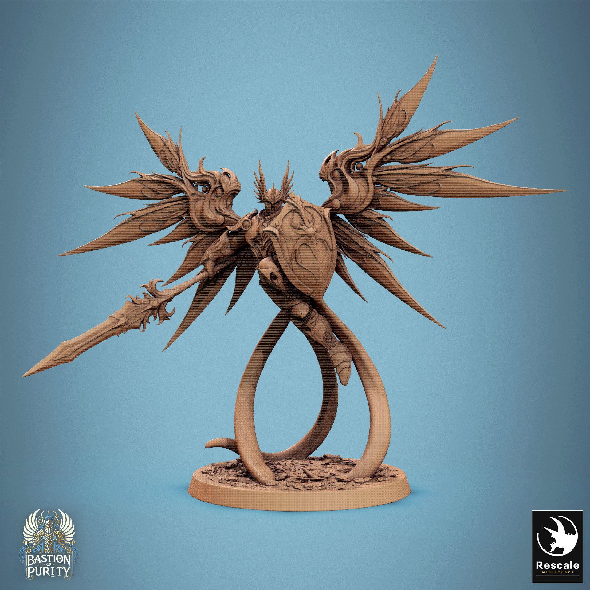 Aurelian Skyblade Spear & Shield