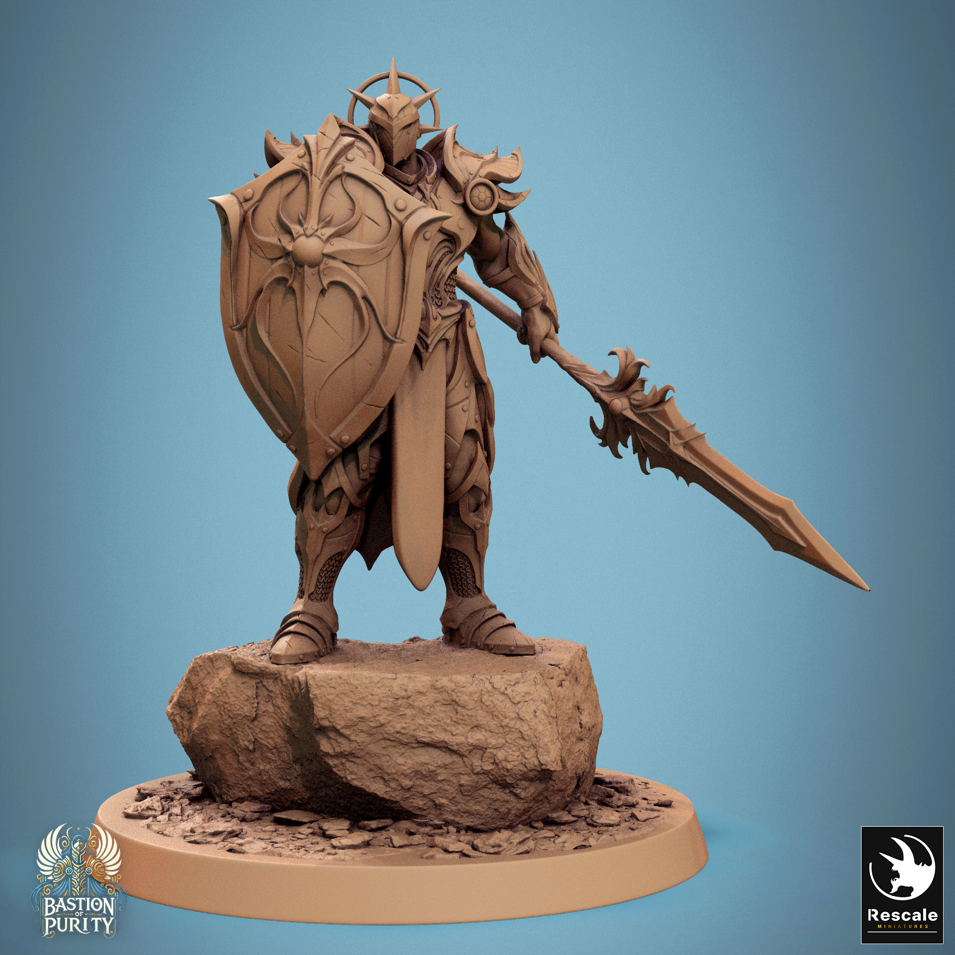 Sentinel of Aetherium Great Commander Spear & Shield