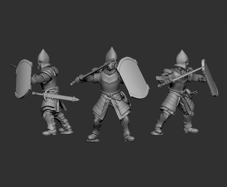Guard Tower Swordman and Spearman