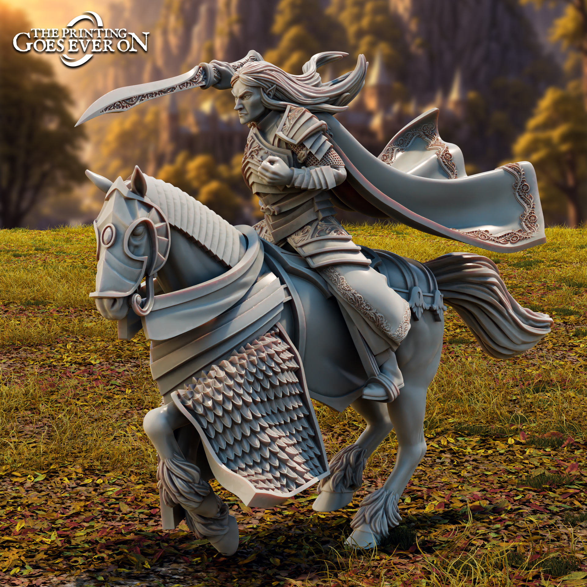 Lord Goloccel - Mounted - Presupported