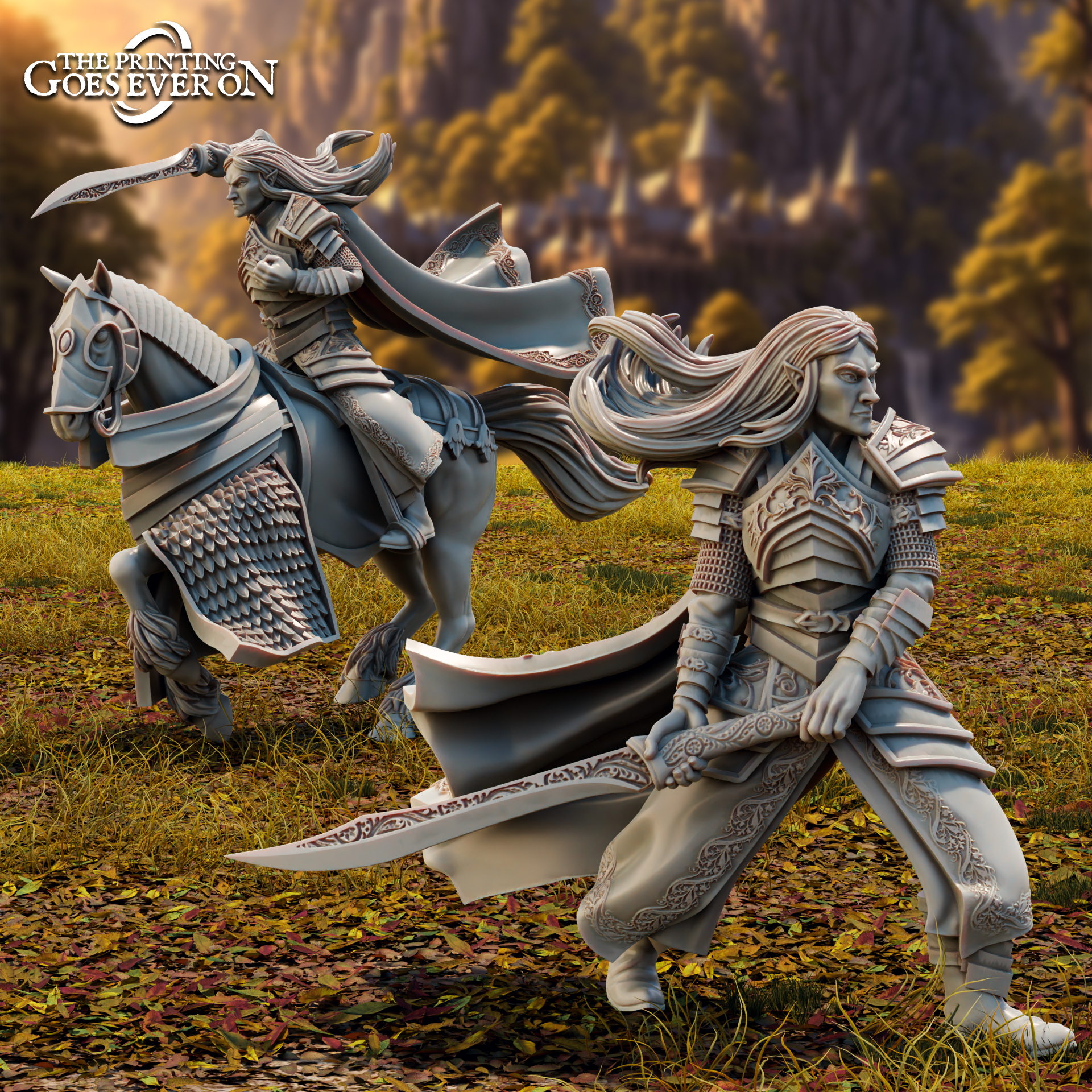 Lord Goloccel - On Foot and Mounted - Presupported
