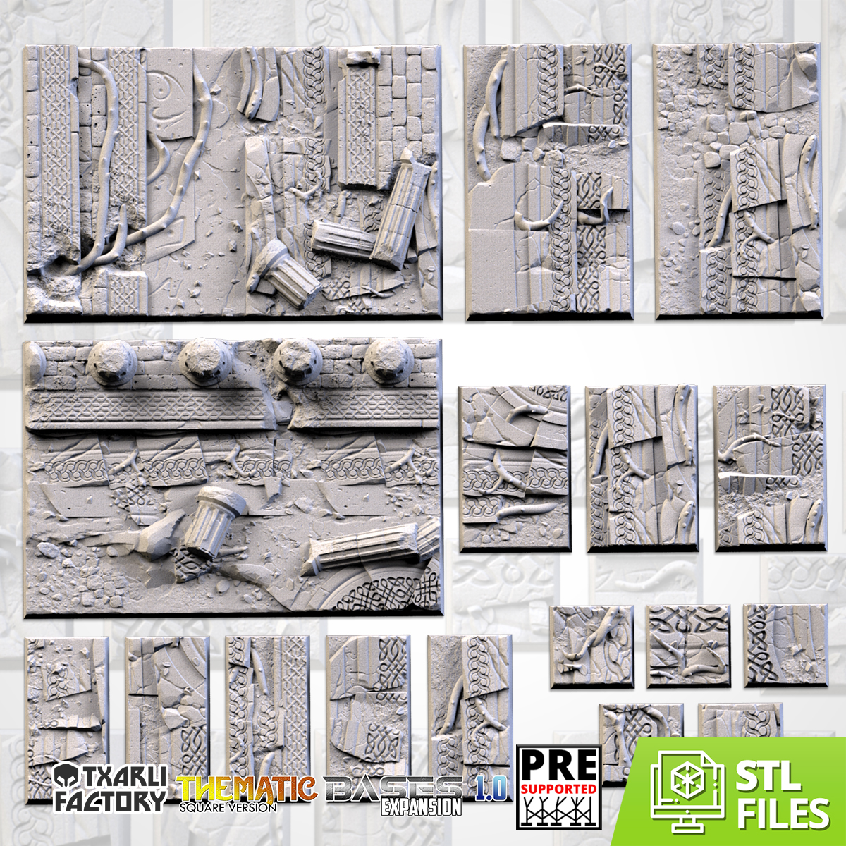 Ancestral Ruins Bases (Square) Expansion
