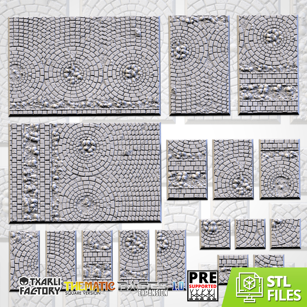 Medieval Road Bases (Square) Expansion