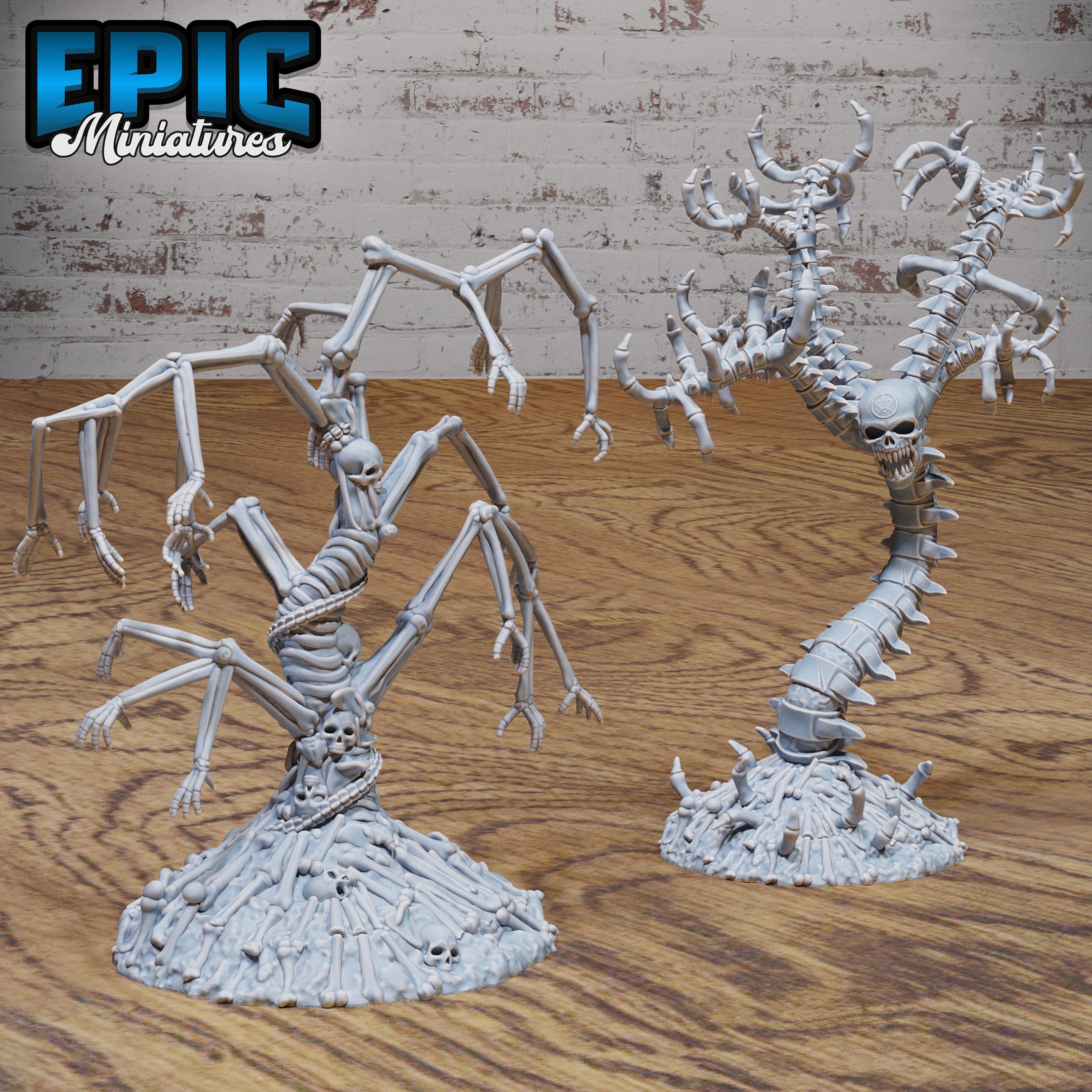 Bone Tree / Bone Swarm / Skelet City Item / Undead Beast Town Decoration / Evil Zombie Village Environment / Rotting Humanoid Kingdom / Skeleton Forest / Graveyard Encounter