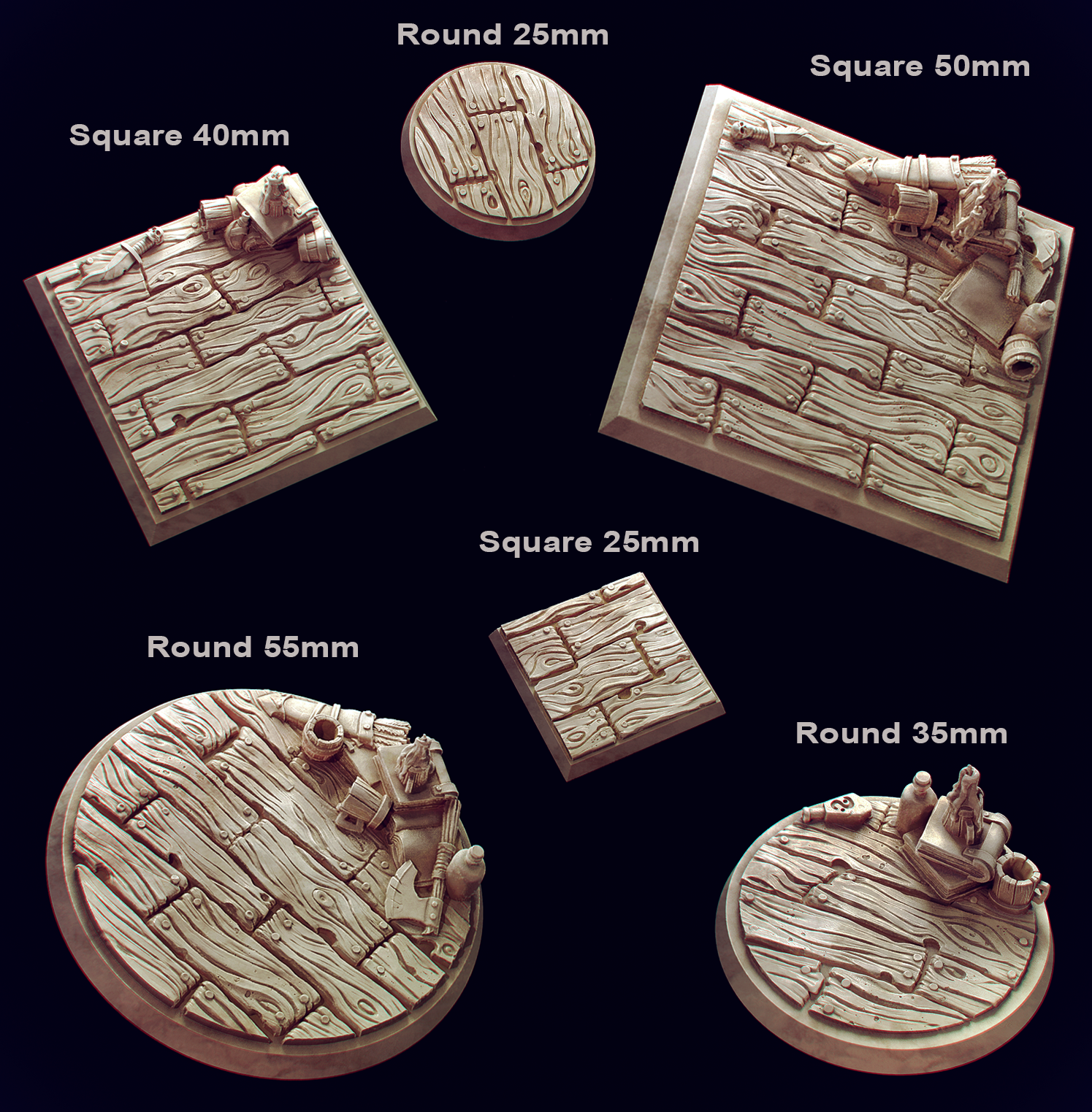 Wood Floors - Tavern - Round and Square Pack