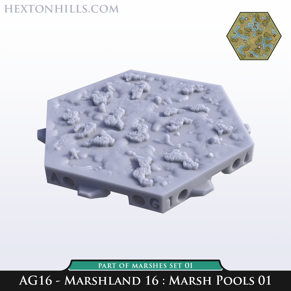 Marshland 16 - AG16 : Marsh Pools 01