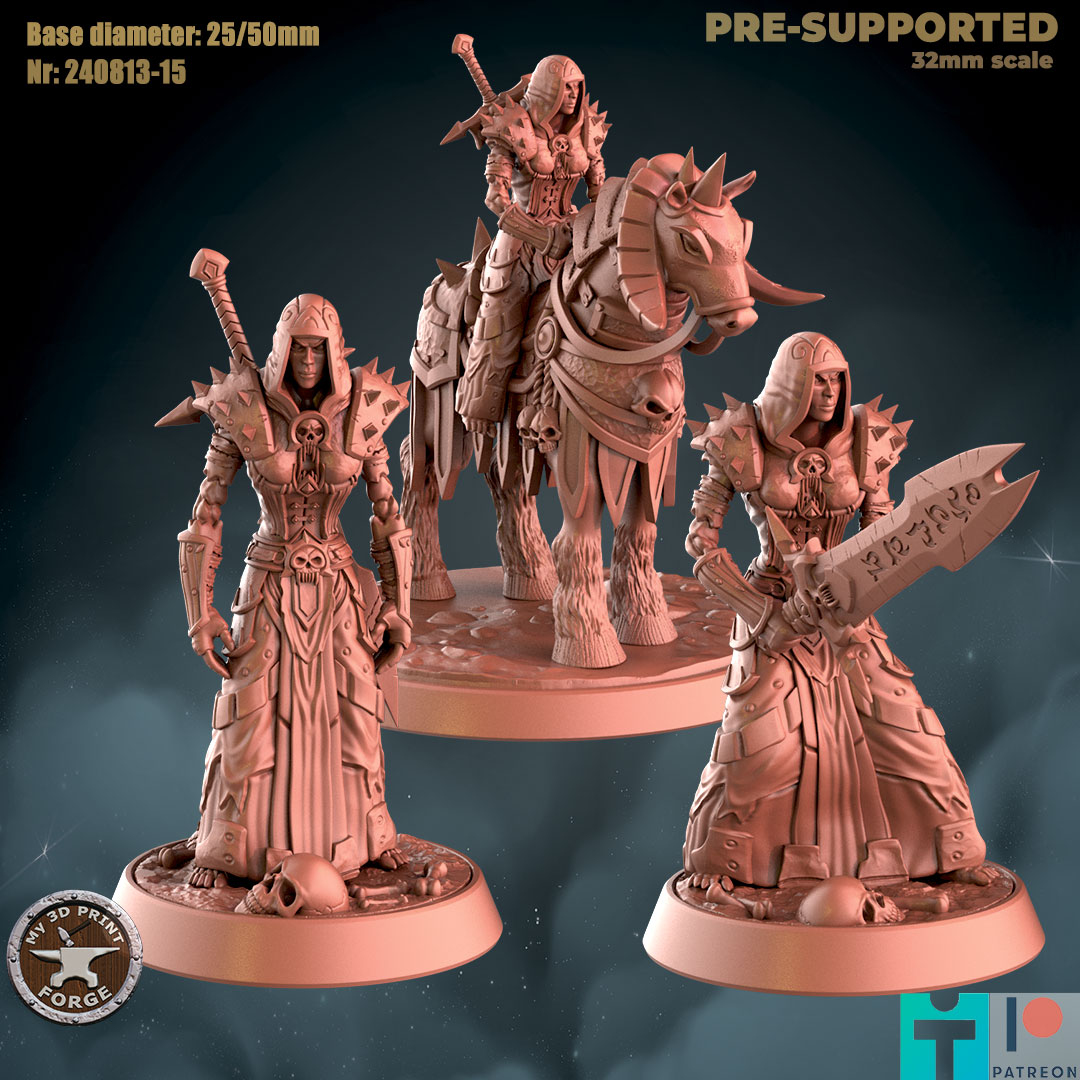 Death Knight Undead 3 models