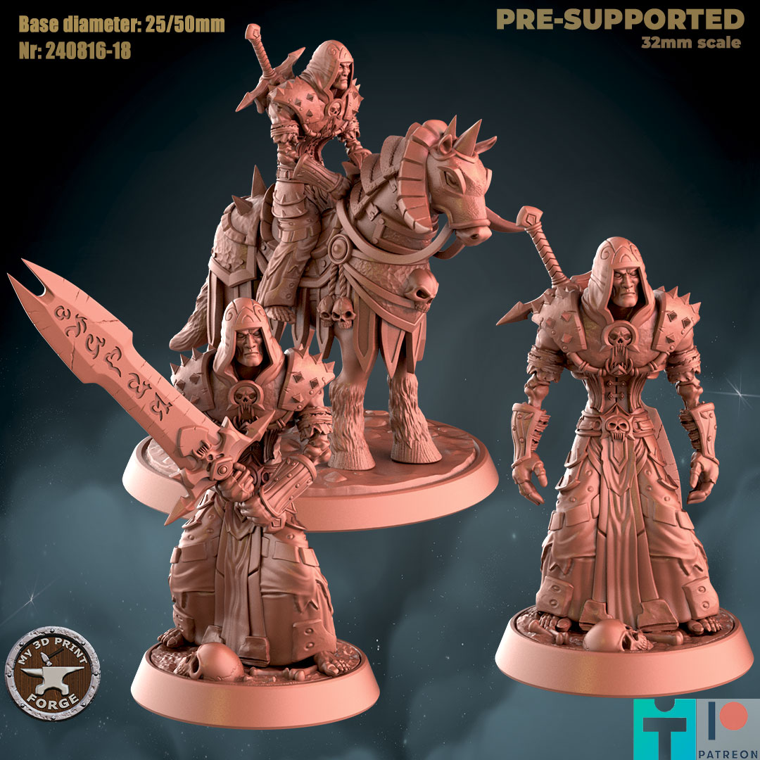 Death Knight Undead 3 models