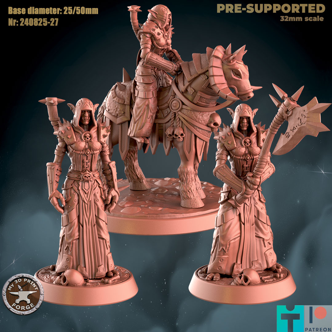 Death Knight Troll Female 3 models