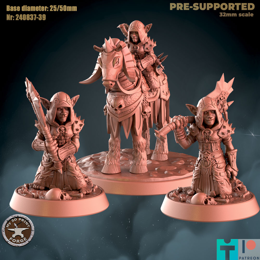 Death Knight Goblin Female 3 models