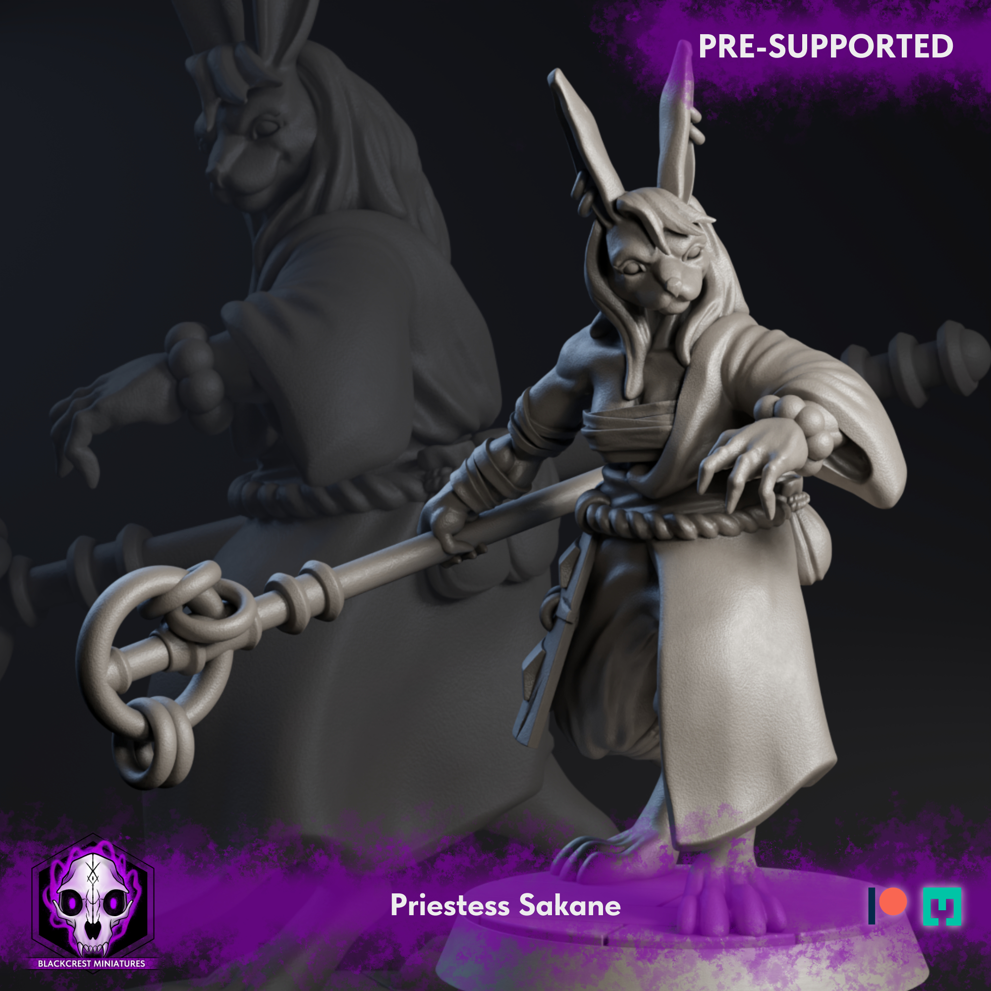 Freychester Harengon | Priestess Sakane