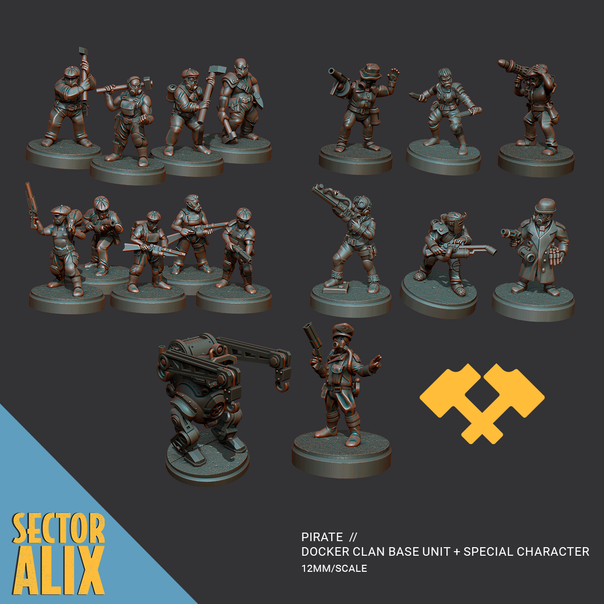 SECTOR ALIX - DOCKER CLAN - Unit / Special character