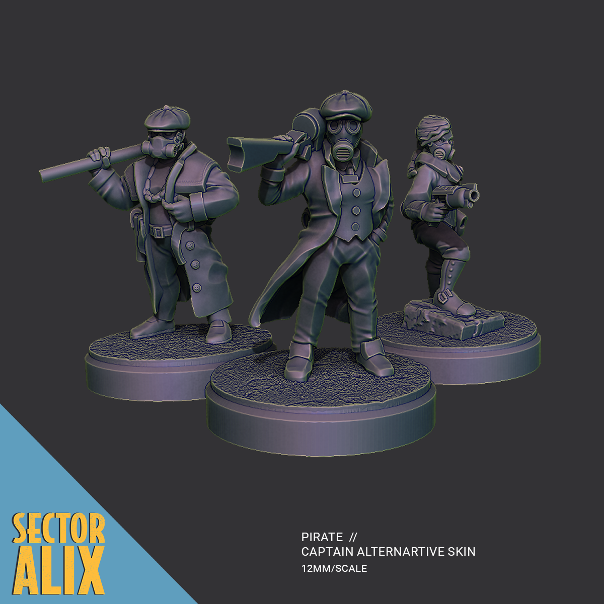 SECTOR ALIX - DOCKER CLAN - CAPTAIN SKIN
