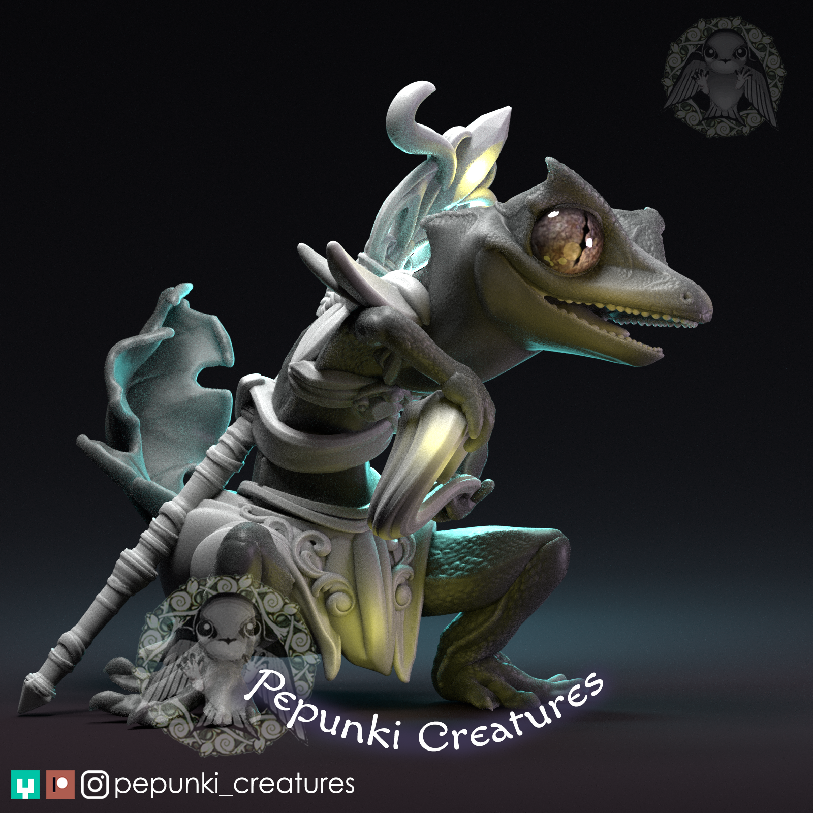 Leaf Gecko Sorceress