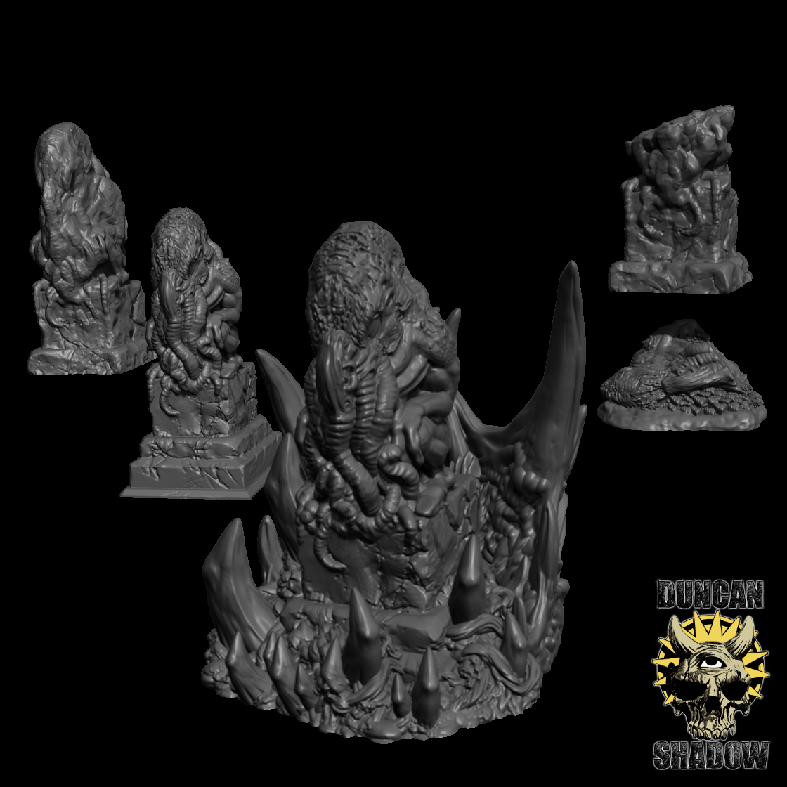 SupportFree Cthulhu Shrine Terrain