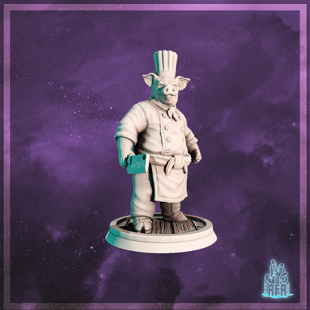 Baconback, the spicebringer - Tabletop miniature (Pre-Supported)