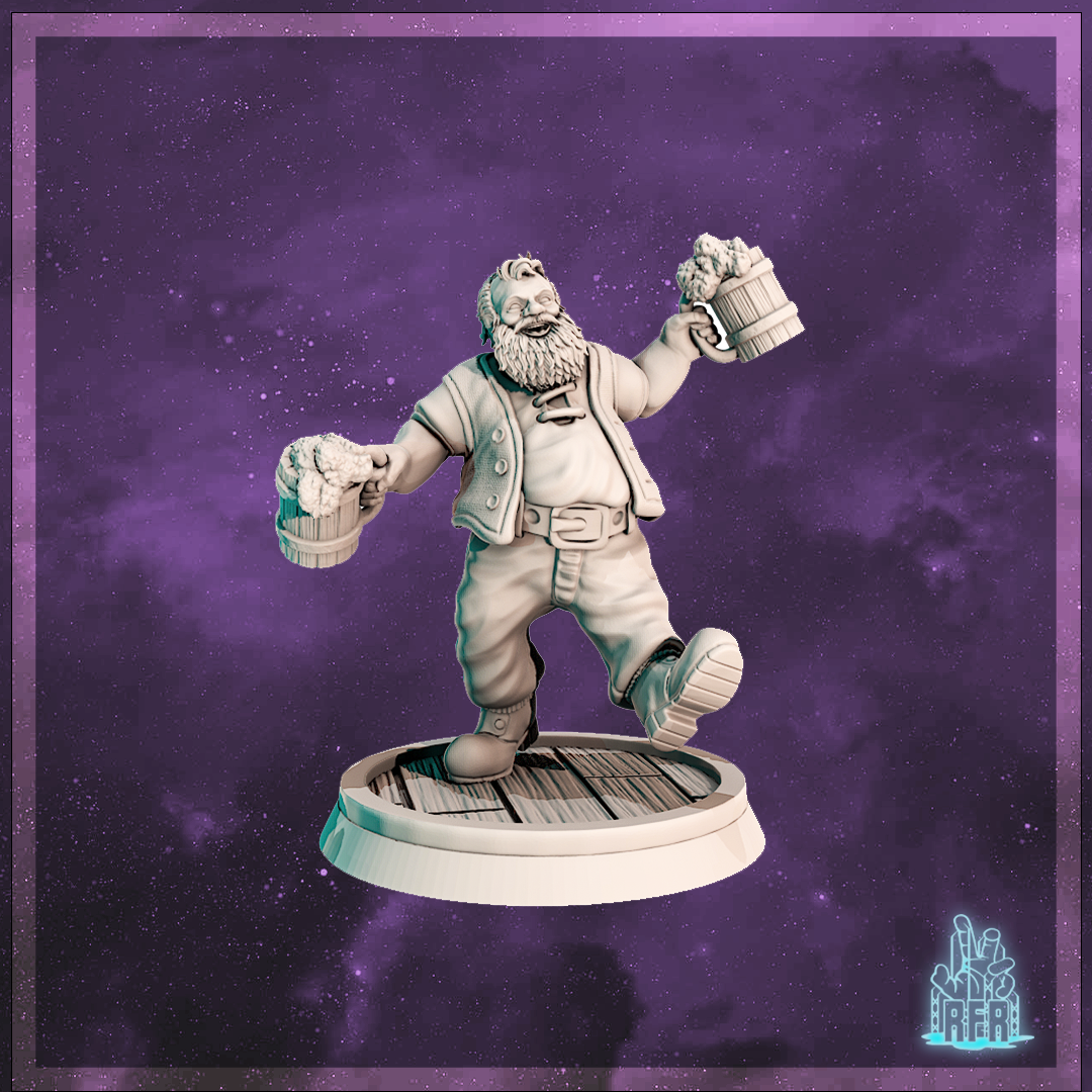 Falkor Kegmane - Tabletop miniature (Pre-Supported)
