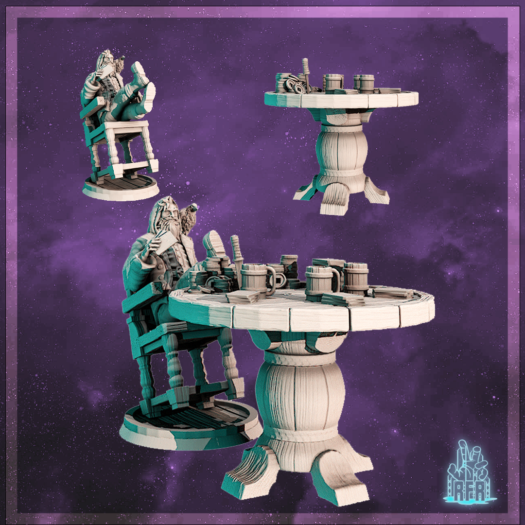 Garrett Silverpocket - Tabletop miniatures (Pre-Supported)