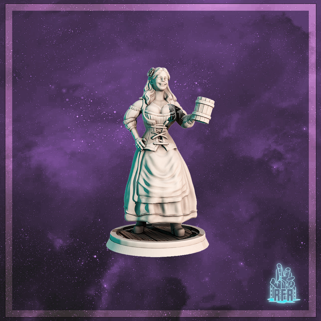 Sylvie Brewtap - Tabletop miniatures (Pre-Supported)