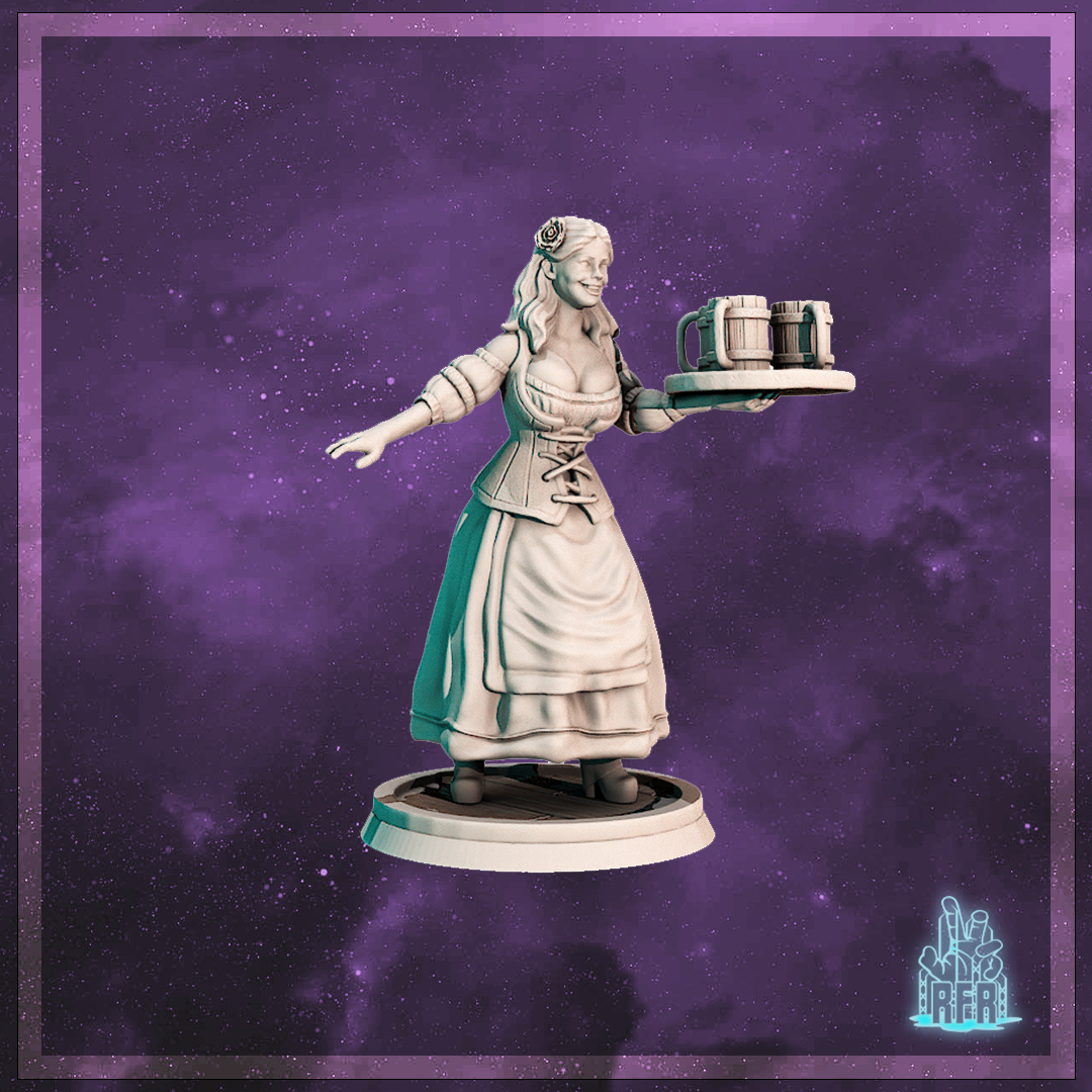 Sylvie Brewtap - Tabletop miniatures (Pre-Supported)