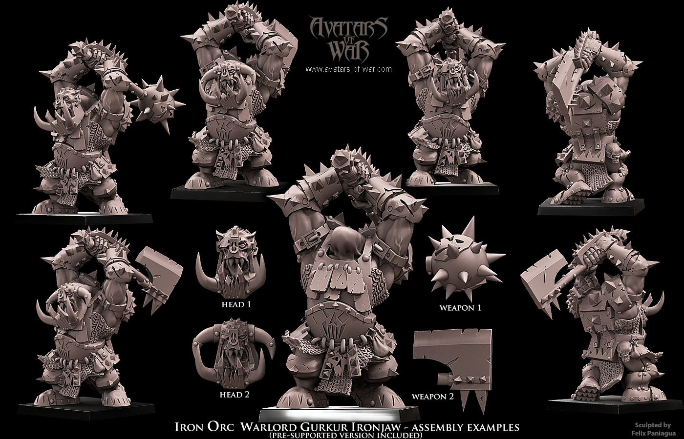 Black Orc Warlord Gurkur Ironjaw