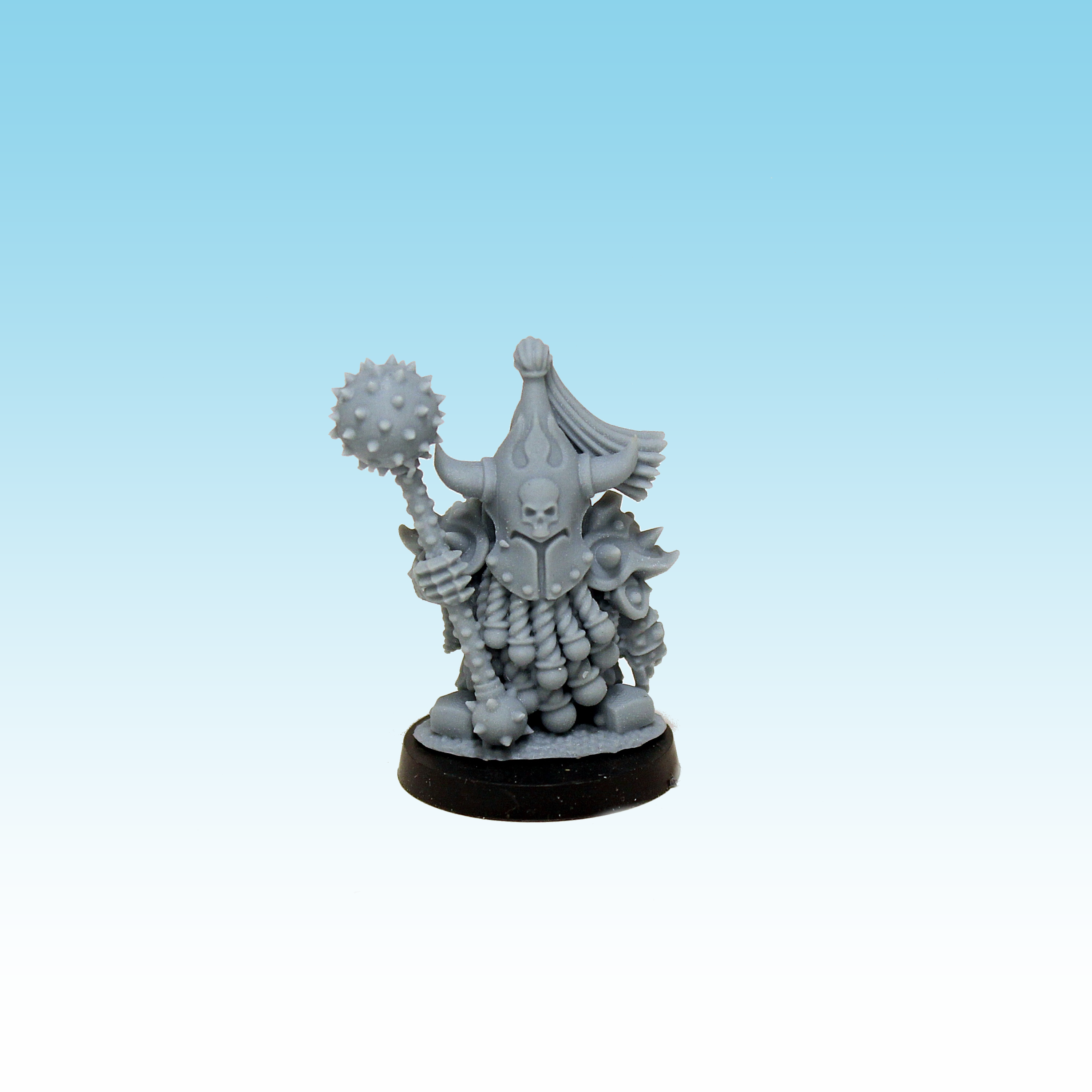 Fire dwarf with standard mace