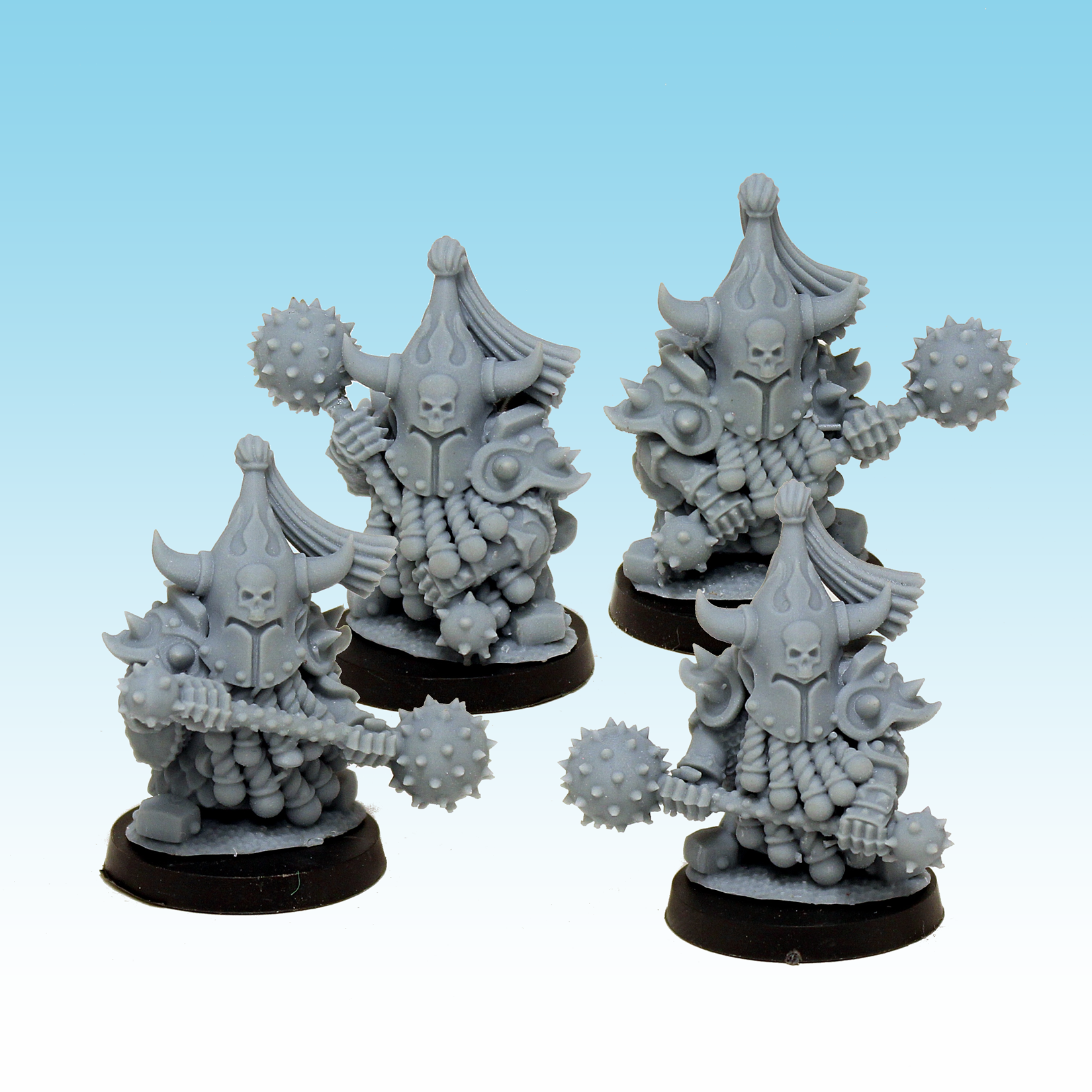 Fire Dwarf Guards with Mace