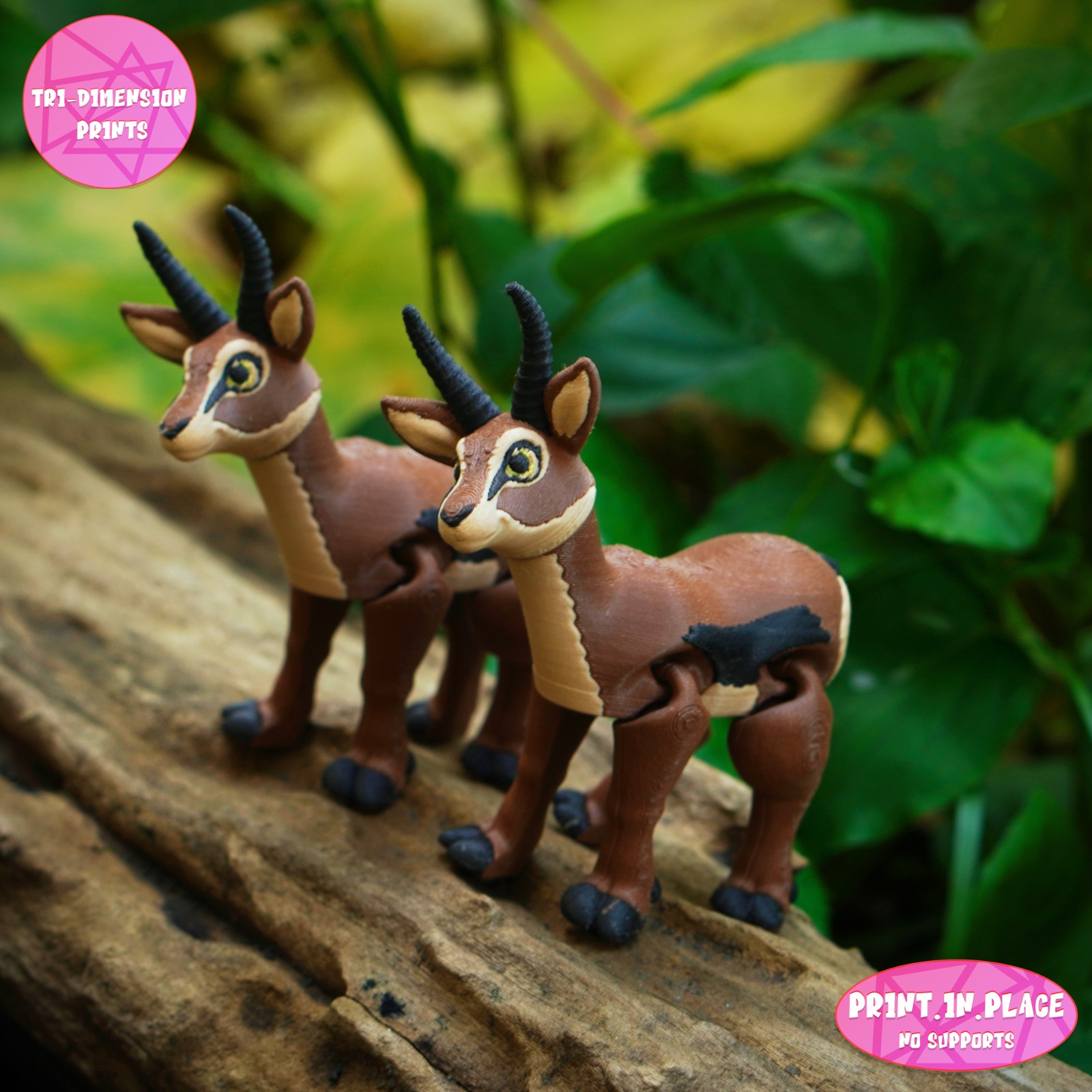 PRINT IN PLACE CUTE FLEXI ANTELOPE