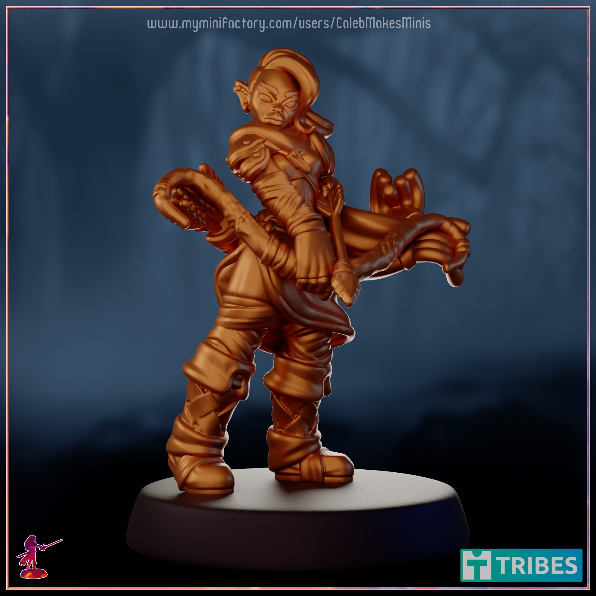 "Zankole" the Ranger [PRE-SUPPORTED] | Copper Elves Series