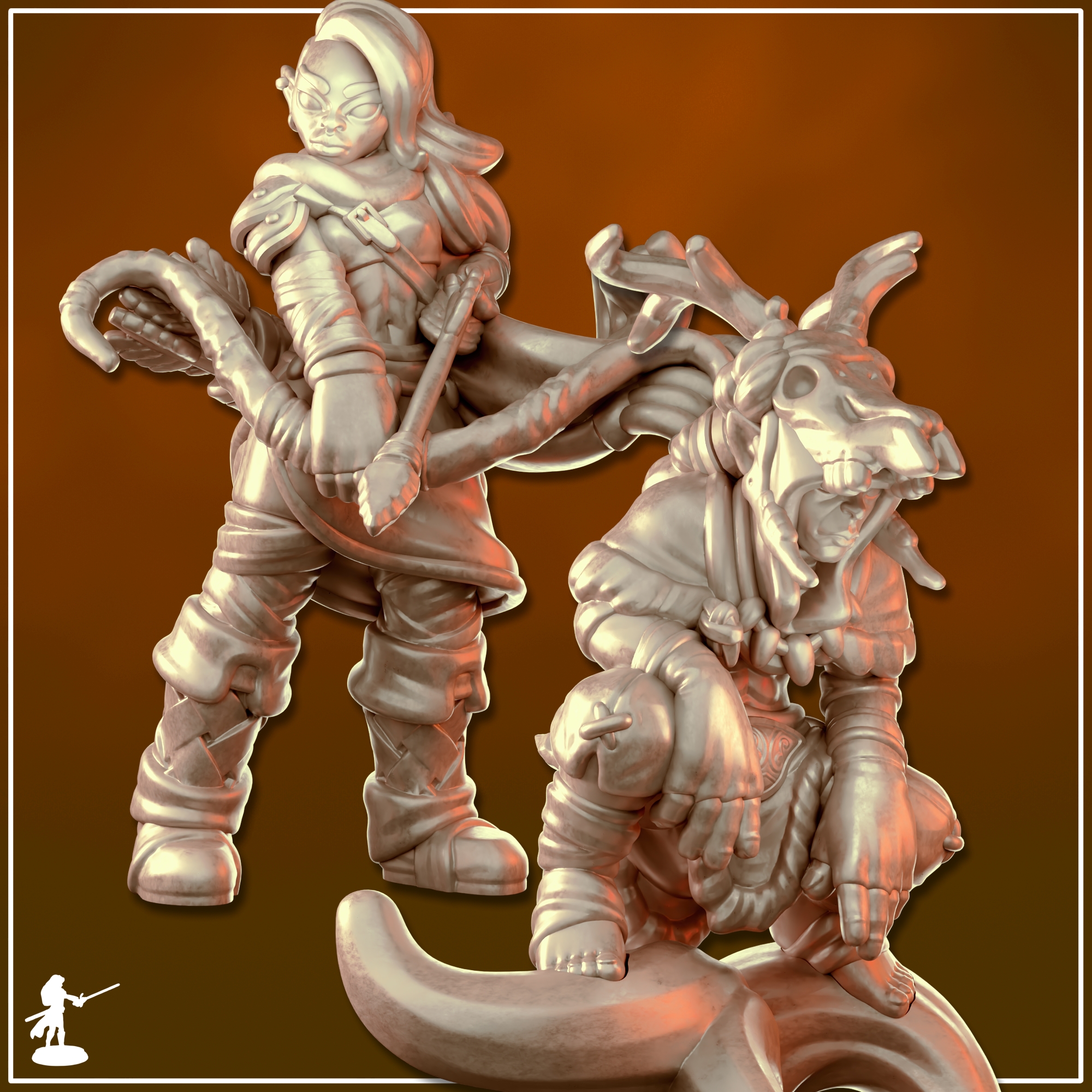Skirmisher - Collection [PRE-SUPPORTED] | Copper Elves Series