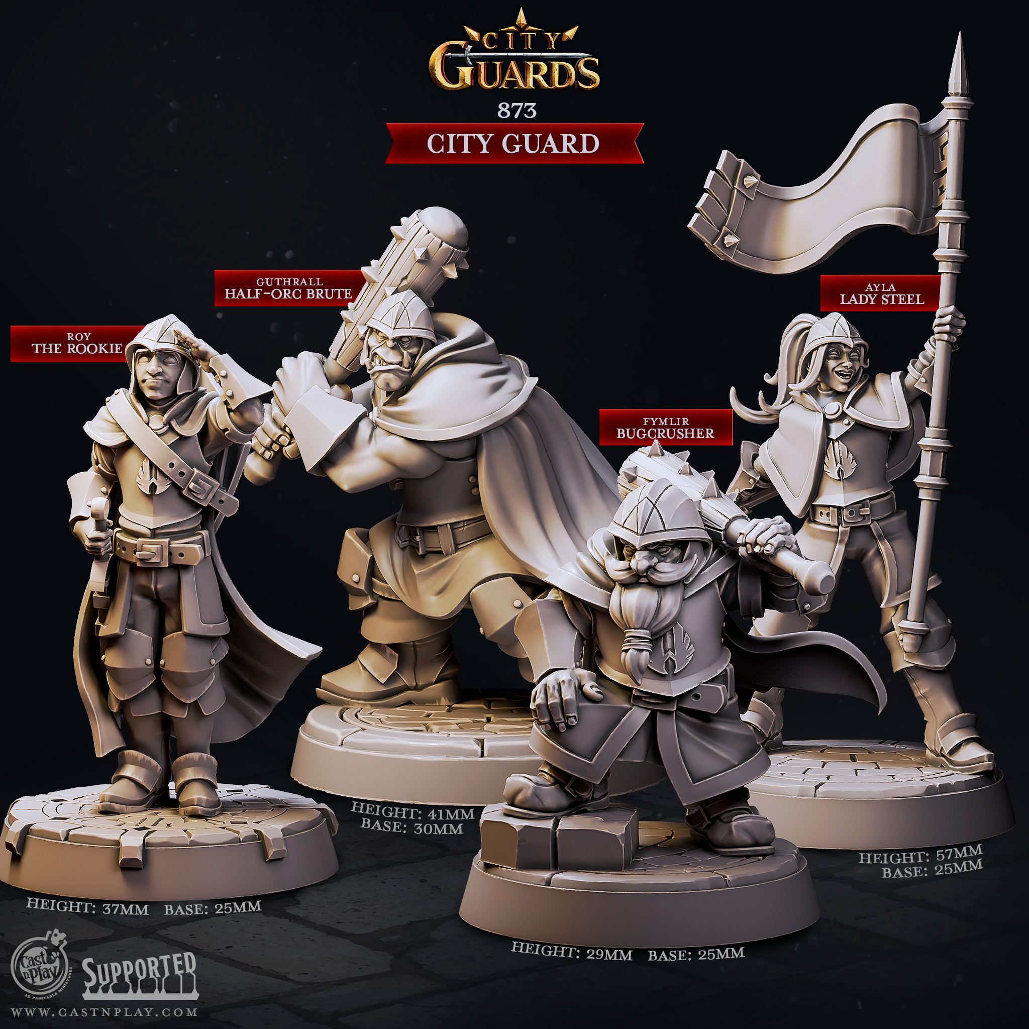 City Guard (Pre-Supported) | Cast n Play