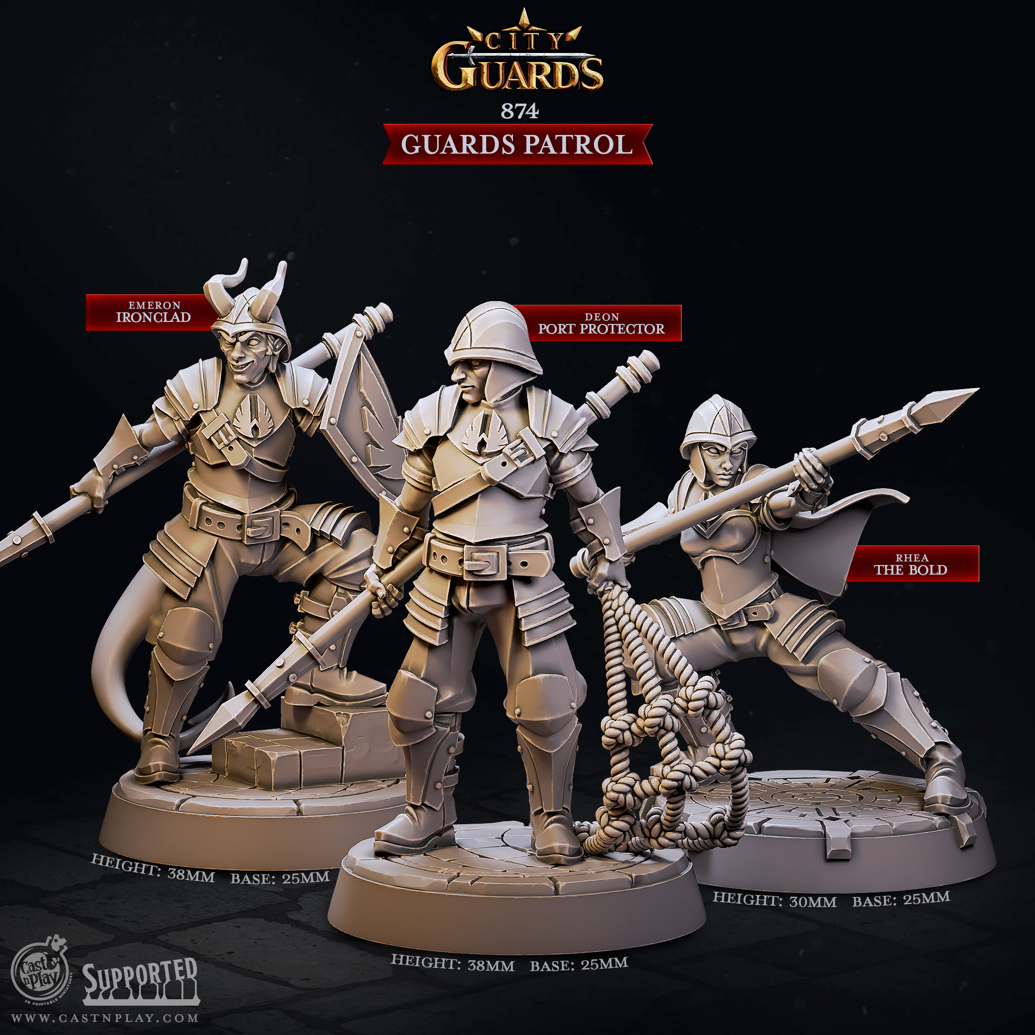 Guards Patrol (Pre-Supported) | Cast n Play