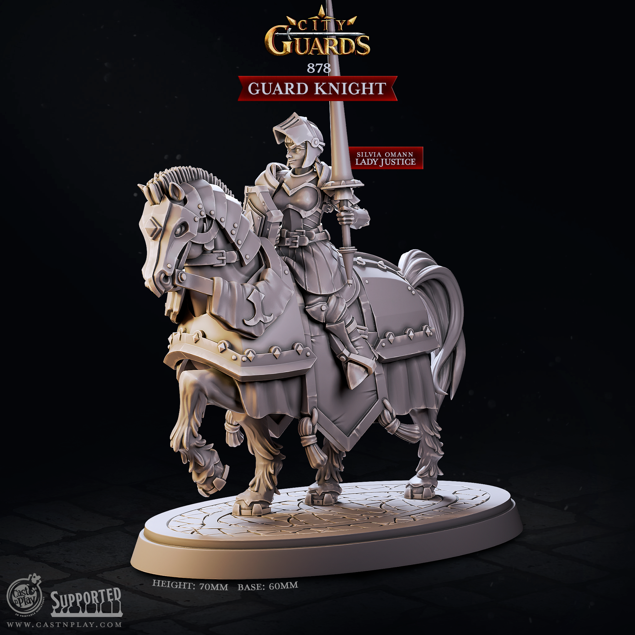 Guard Knight (Hero) (Pre-Supported) | Cast n Play