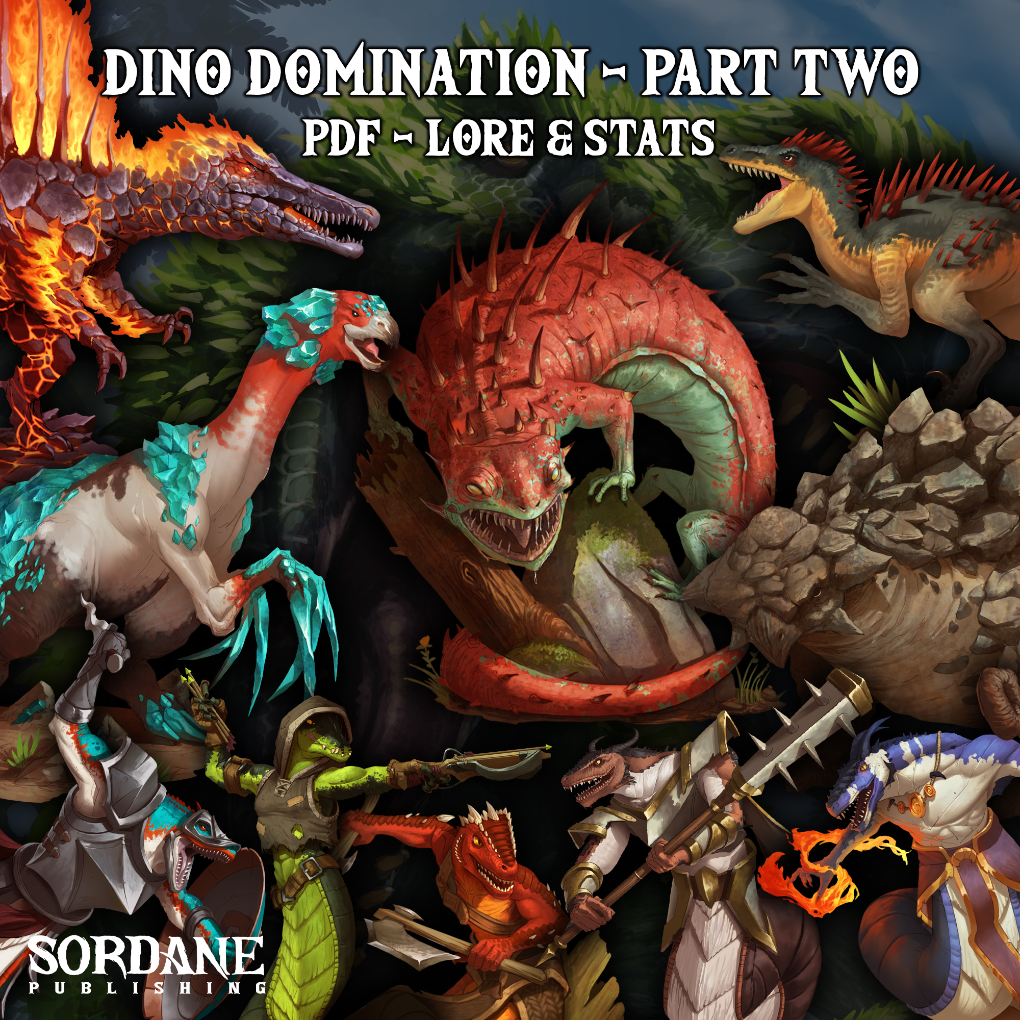 Dino Domination - Part 2 - Playable Race, Stats & Lore