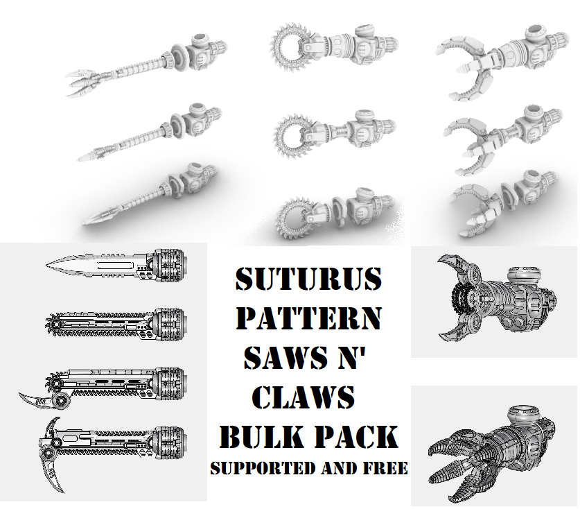 Project Raptor - FREE Swords, Saws, and Claws