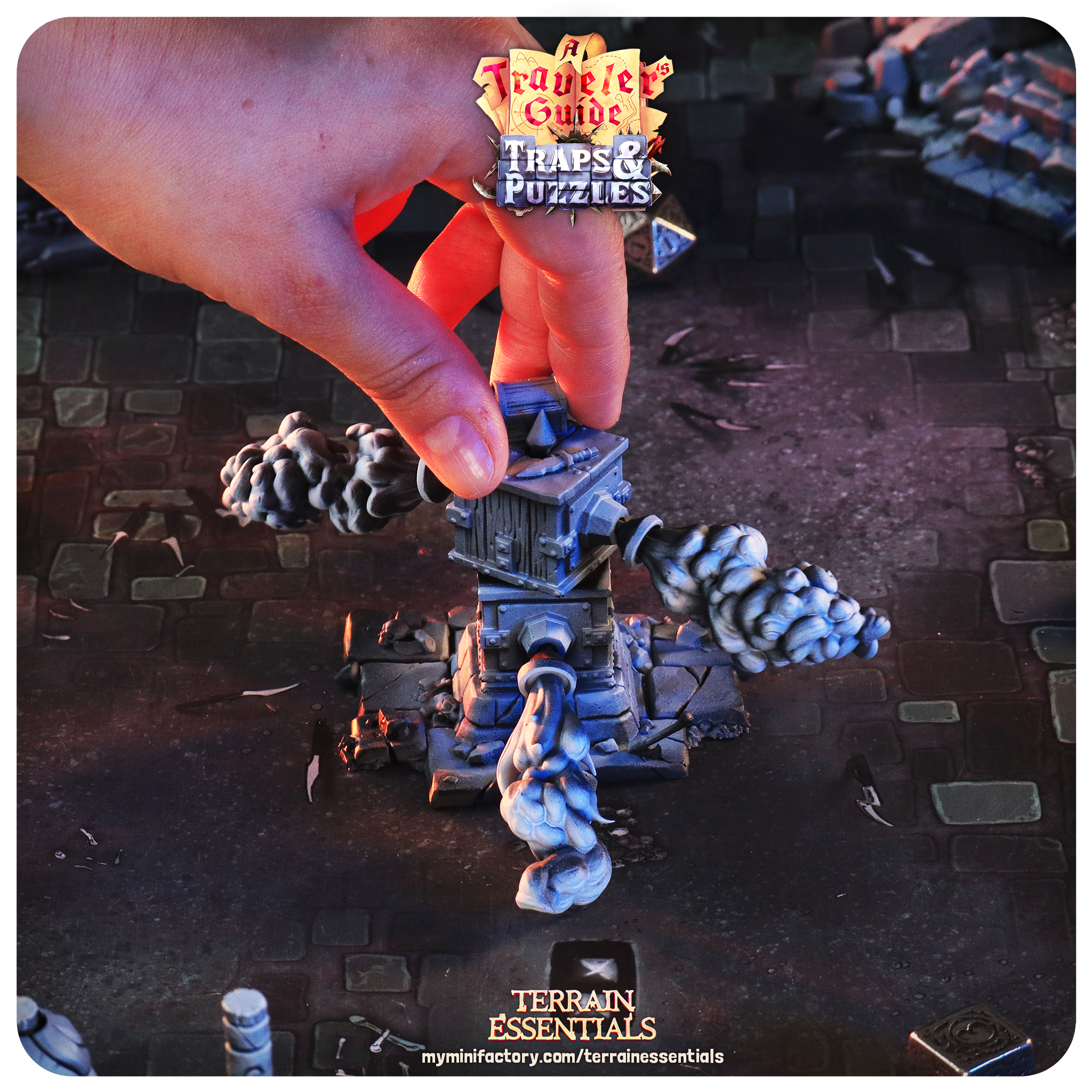 Terrain Trap - Flamesthrower (Pre-Supported)