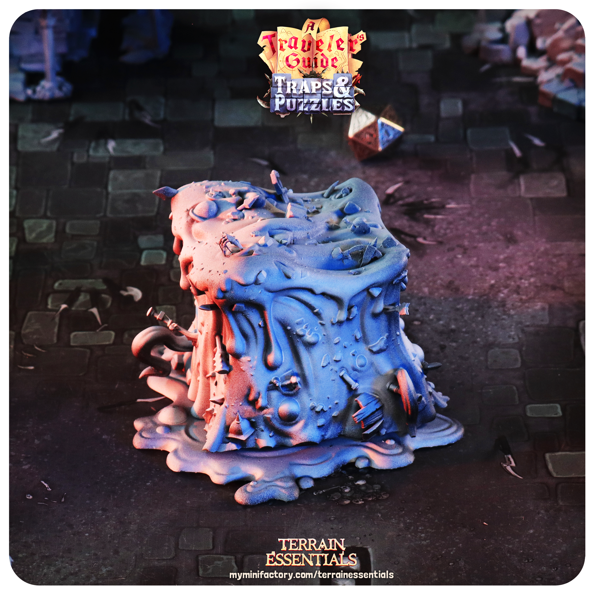 Terrain Trap - Gelatinous Cube (Pre-Supported)