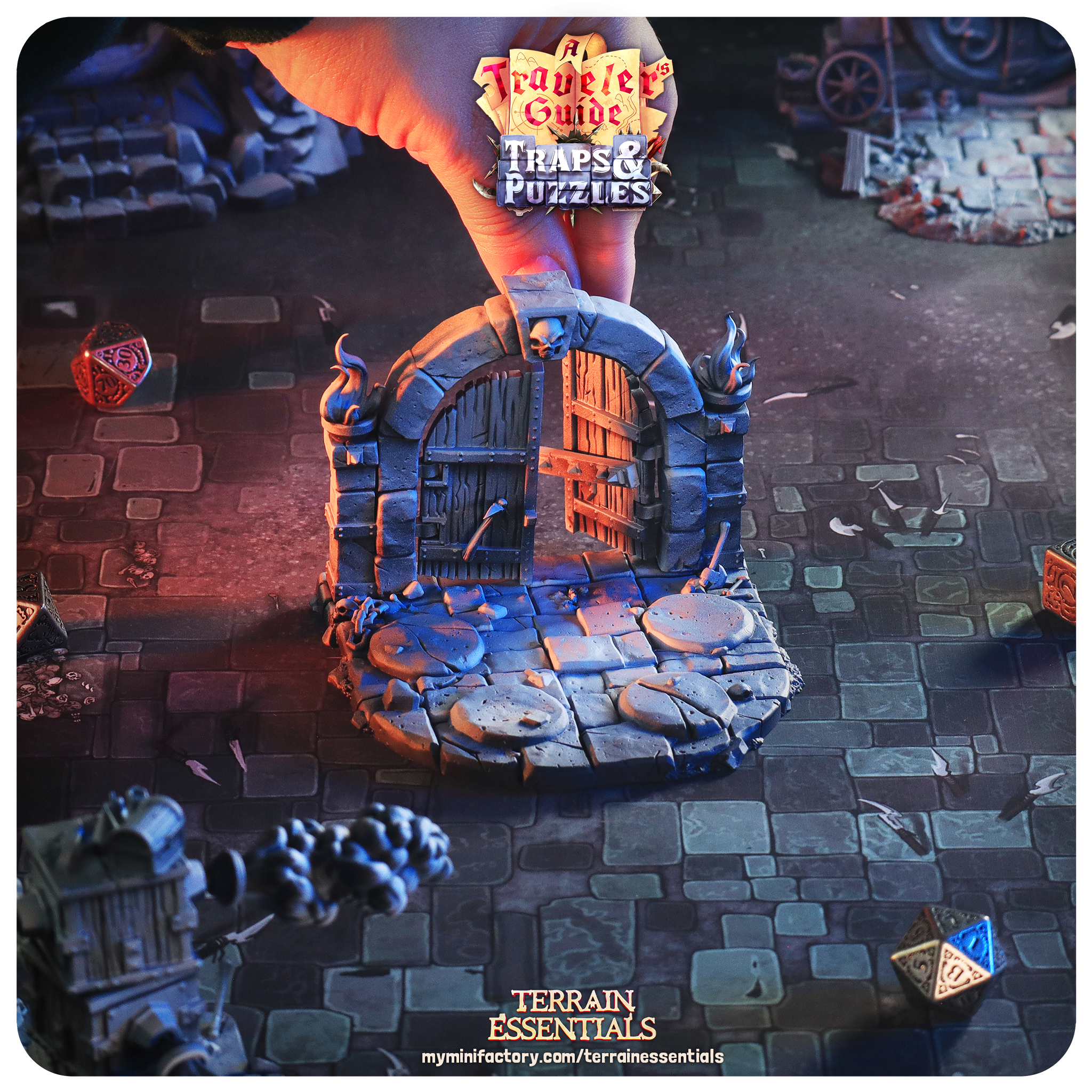 Terrain Puzzle - Team Door (Pre-Supported)