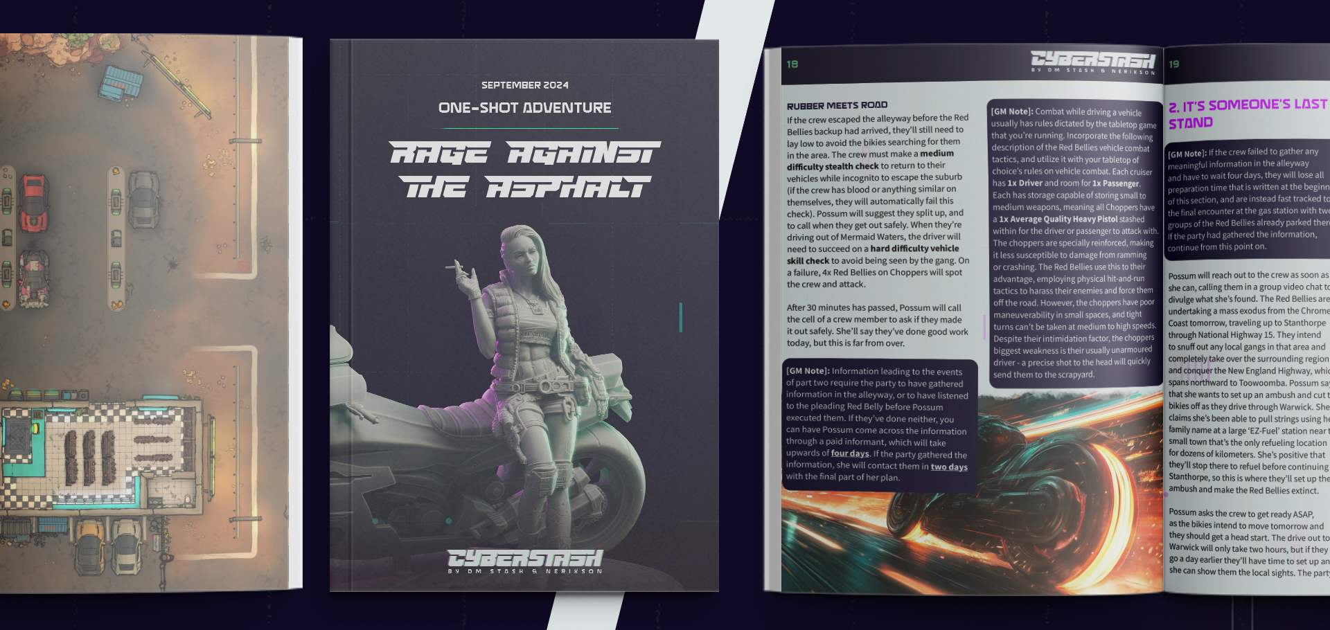 Cyberstash One Shot - Rage Against the Asphalt