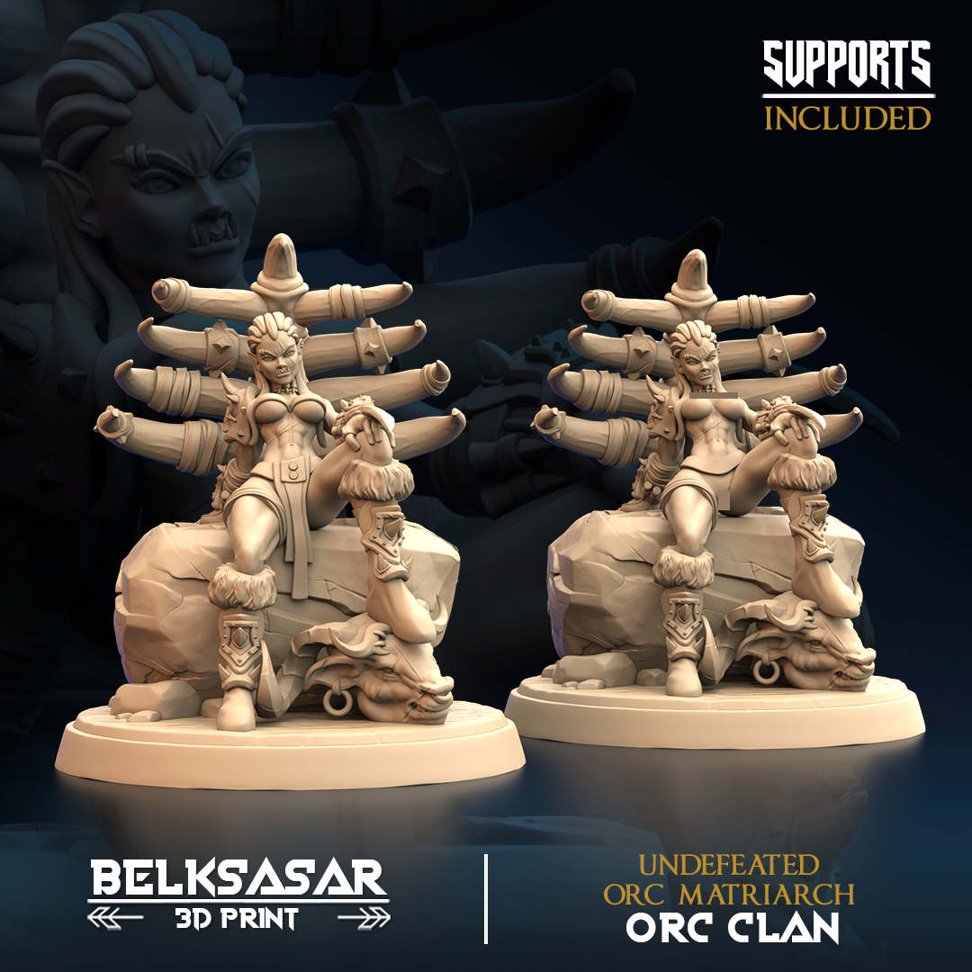Undefeated Orc Matriarch Pin Up - All Variants