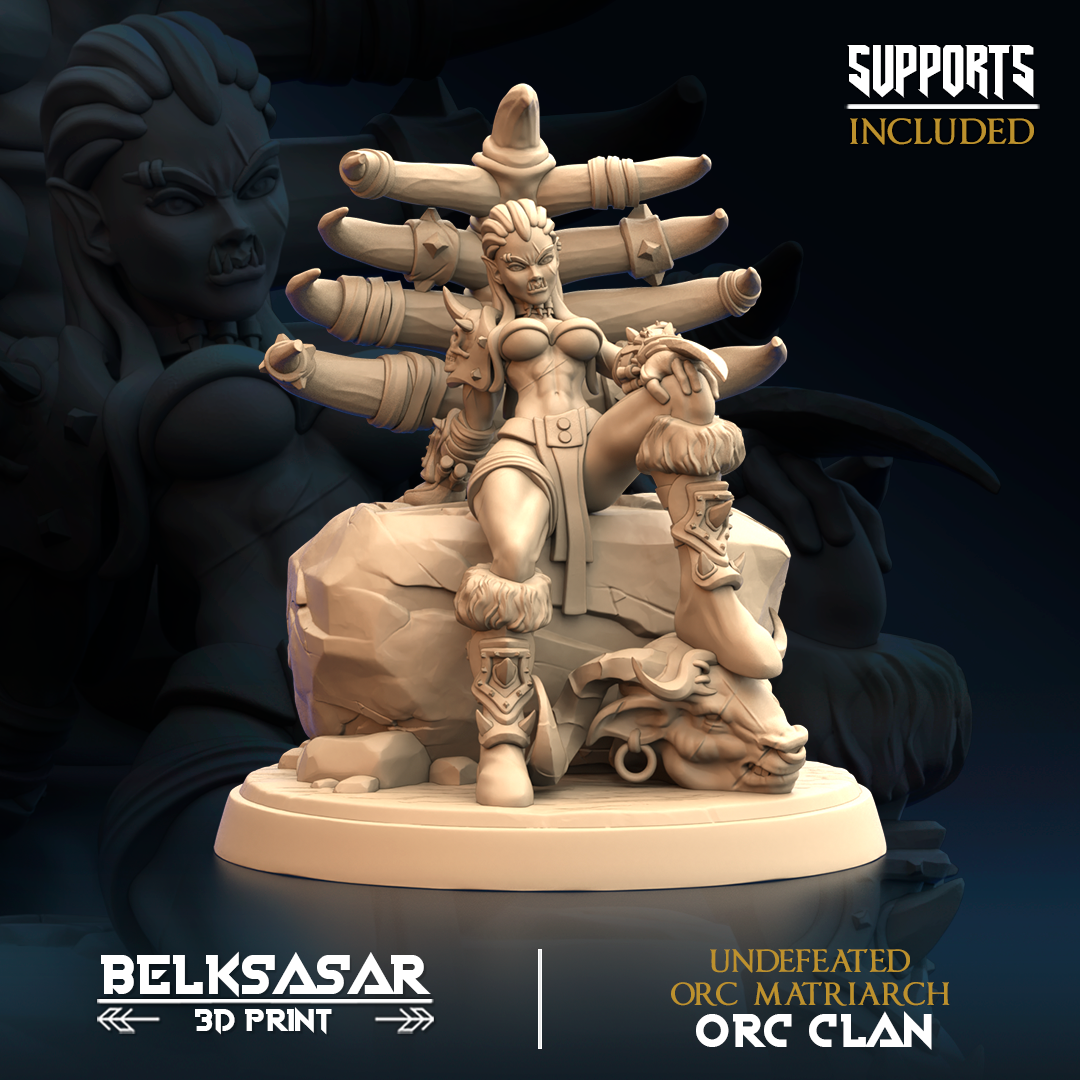 Undefeated Orc Matriarch Pin Up