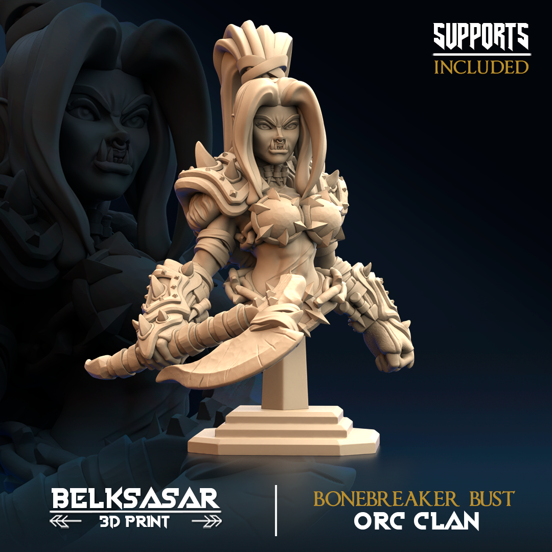 Female Orc Bust