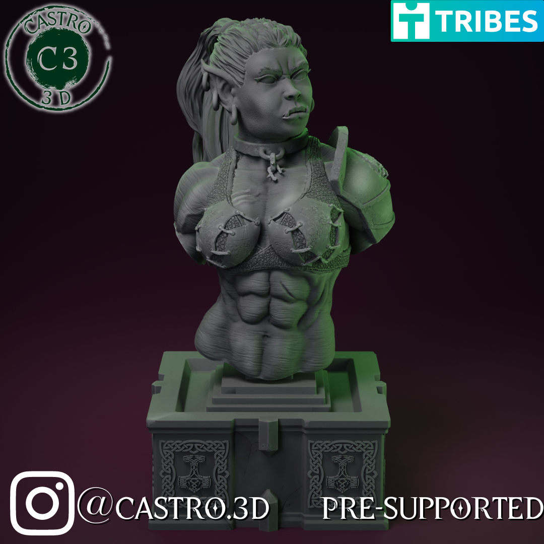 Ravaphine - The Intimidator - Bust Orc