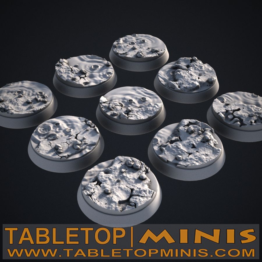 Acid Pools 28x28mm Circular Bases